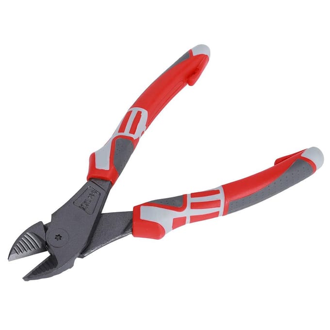 Pinces d'électricien multifonctionnelles Dénudeur de fils Coupe-câbles Outils à main de coupe 7 pouces gray