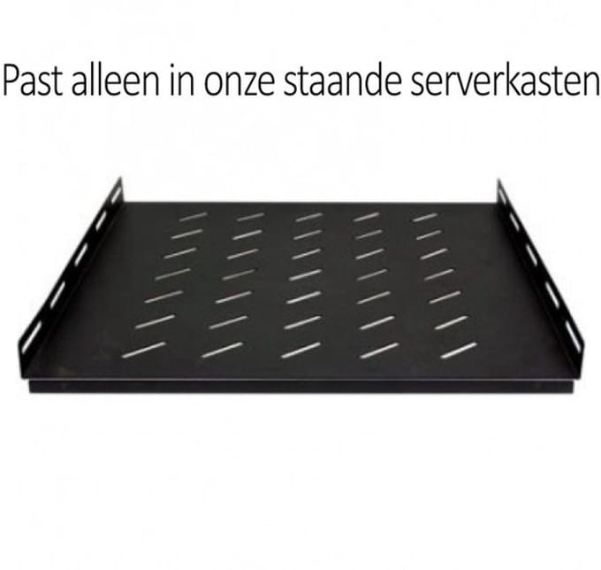 DSIT Zware lasten legbord voor 600mm diepe serverkast - 1U - 100 kg - serverbehuizing - serverrack
