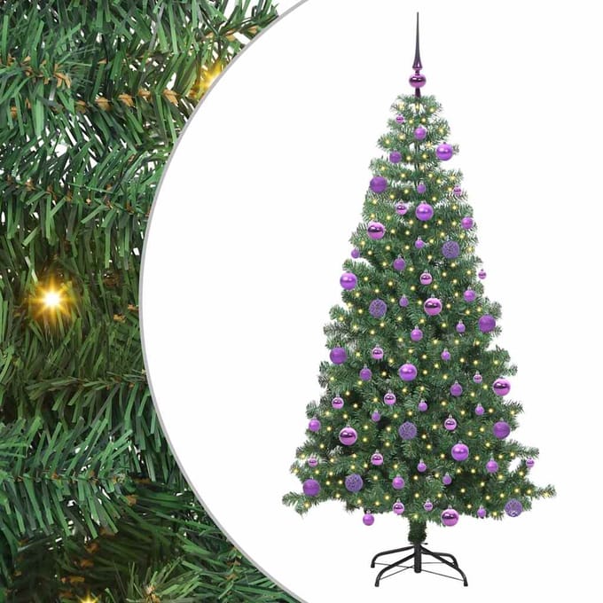 vidaXL - Kerstboom - Groen - 240 - cm - PVC