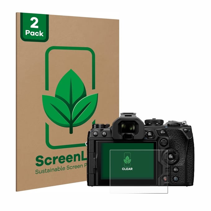 2 Stuks Screenprotector voor Olympus OM System OM-1 Mark II / OM-3 - Hoogwaardige Beschermfolie transparant