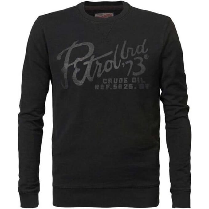 Jack & Jones Trui Jcoclub Back Script Print Sweat Hoo 12300458 Black Mannen Maat - M
