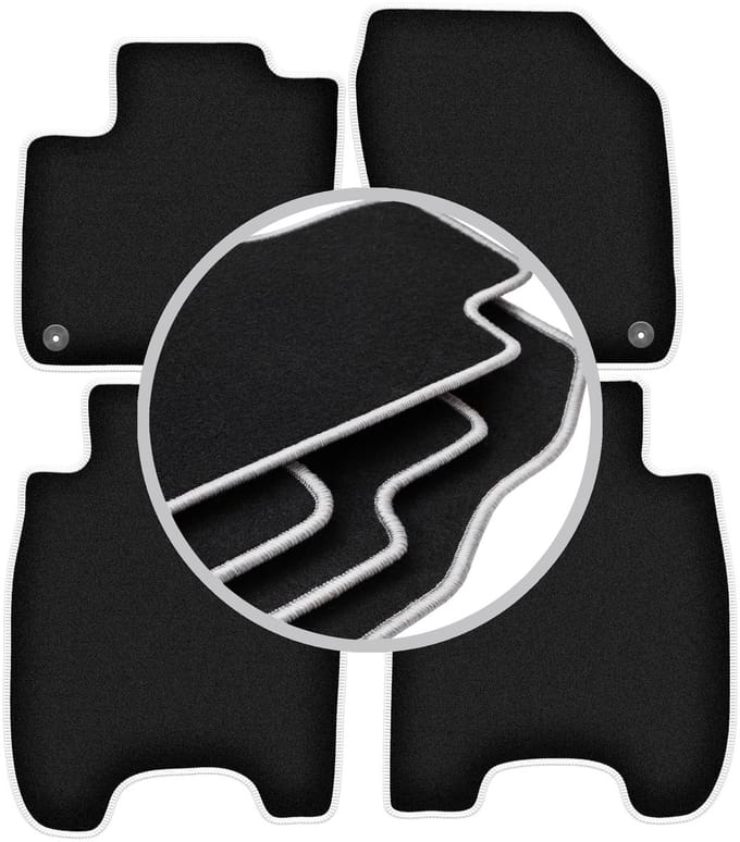 CARLUX-SILVER automatten voor: Honda Civic IX hatchback (2012-)