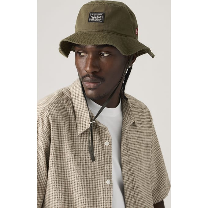 Levi's Bay Drawstring Bucket Hat Taglia: M | Cappelli Outlet | Uomo