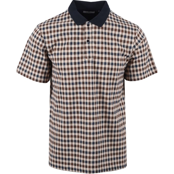 Aquascutum Iconische Polo Marine