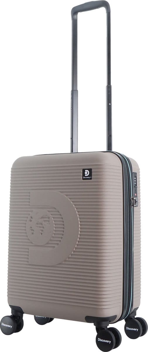 Discovery Eclipse Harde Handbagage Koffer / Trolley / Reiskoffer - Small -Bruin - Bruin / Small