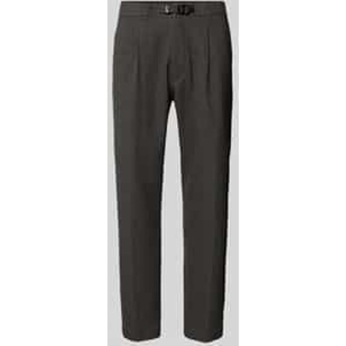 Tapered bandplooibroek met viscose