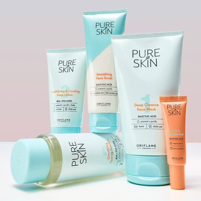Oriflame Pure Skin Sos Gel Tegen Puistjes 6 Ml