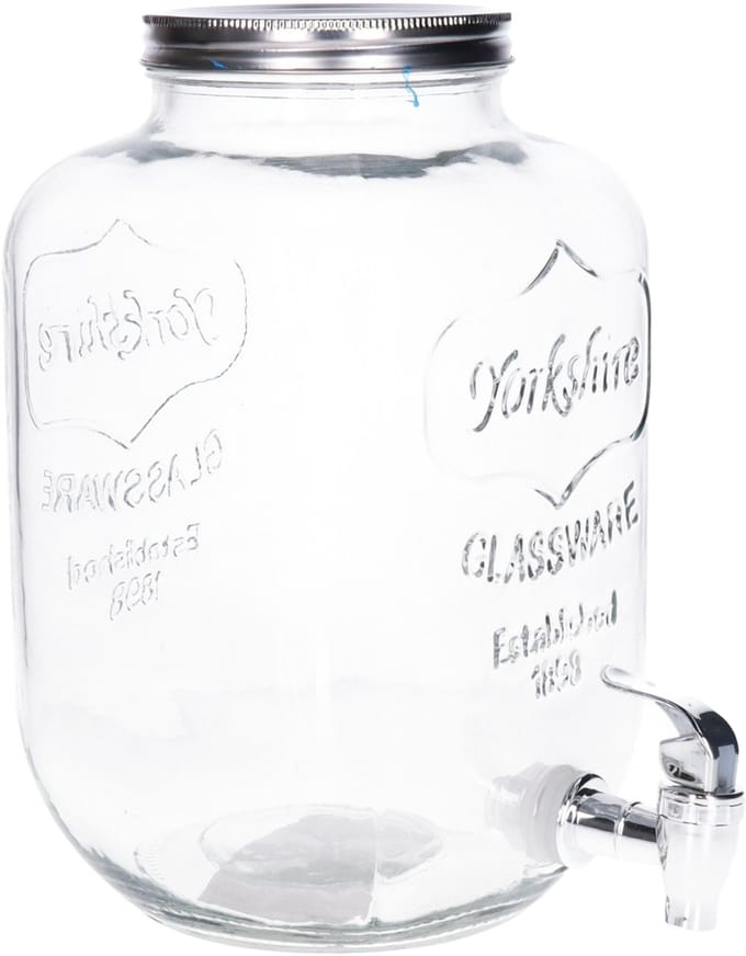 Gerimport Drankdispenser 16 X 27,5 Cm 5 Liter Glas Transparant