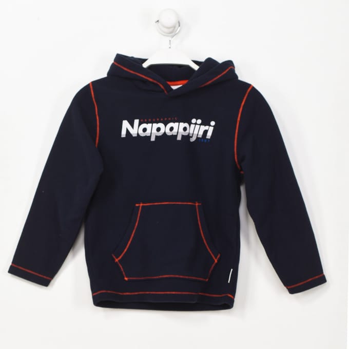 K TAU fleece sweatshirt hoge hals met capuchon GA4EPP jongen