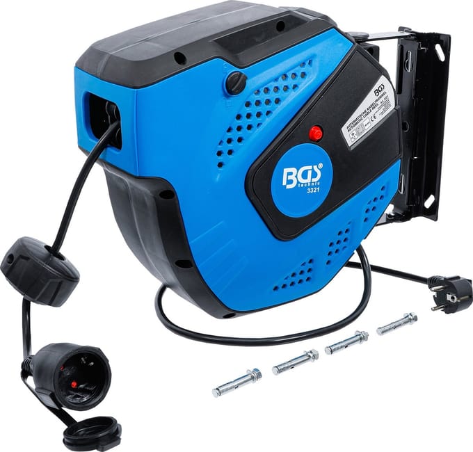 BGS Automatische Kabelhaspel 15 m - 3321