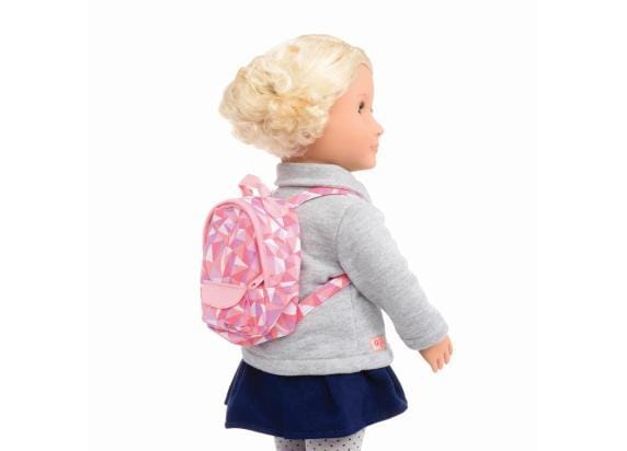 Our Generation Off to School rugzak met schoolartikelen Poppen toebehoren
