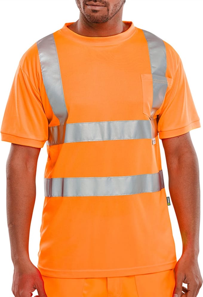Beeswift Crew-neck T-shirt - Oranje - Maat S