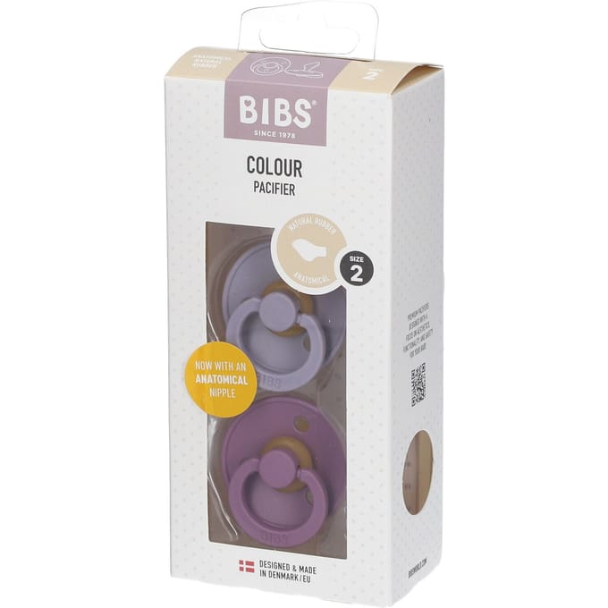 BIBS Anatomic Fopspeen Fossil - Mauve 6-18 Maanden 2 Speen