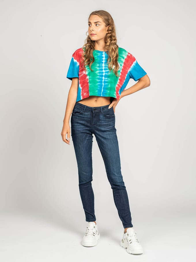 Guess Jeans Curve X Vrouw blauw