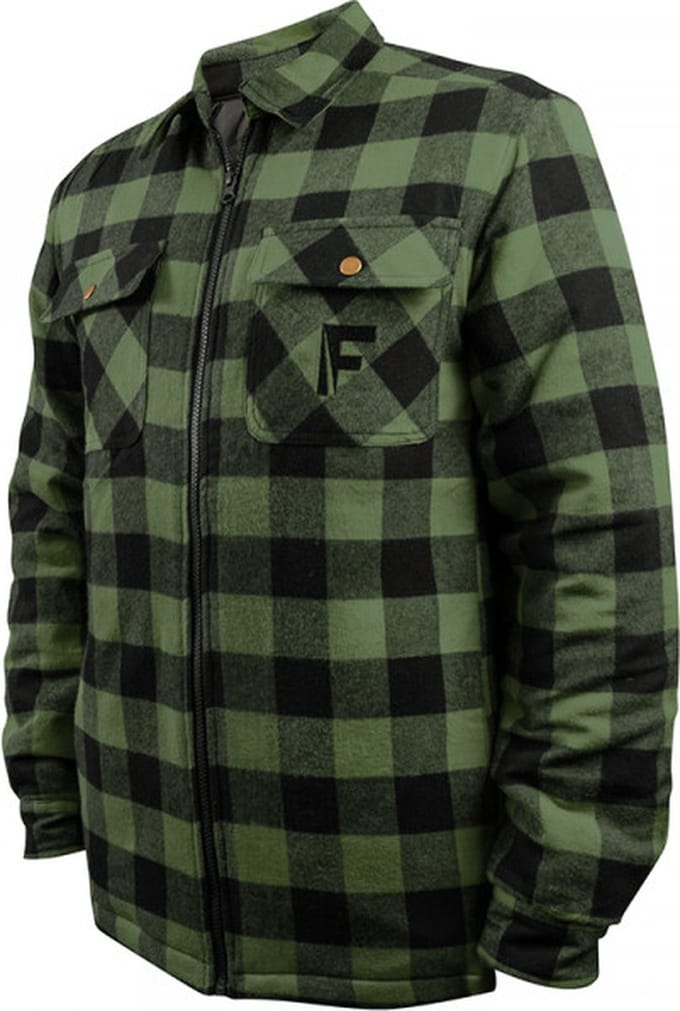 Fladen Forest Shirt Thermal Green/Black L - Visvest