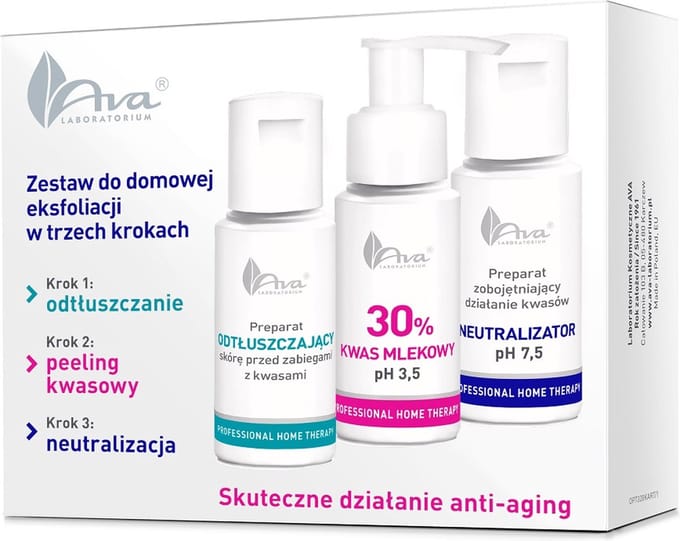 Professional Home Therapy driestaps scrubset met melkzuur voor thuisgebruik