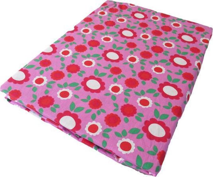 Damai Giada Hoeslaken - Eenpersoons - 90x200 cm - Pink