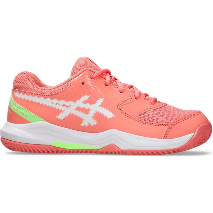 ASICS GEL-DEDICATE 8 PADEL GS Padel schoen Kinderen-koraal, wit