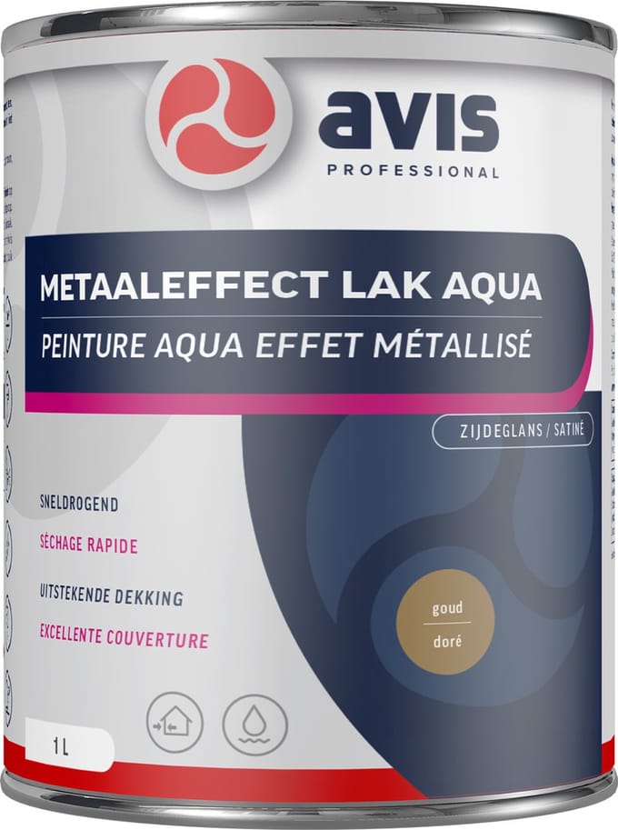 Avis Aqua Metallic Goud 1 Ltr