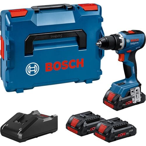 Bosch GSR 18V-65, 3X PC 4.0AH, GAL 18V-40, LB ACCUSCHROEFBOORMACHINE