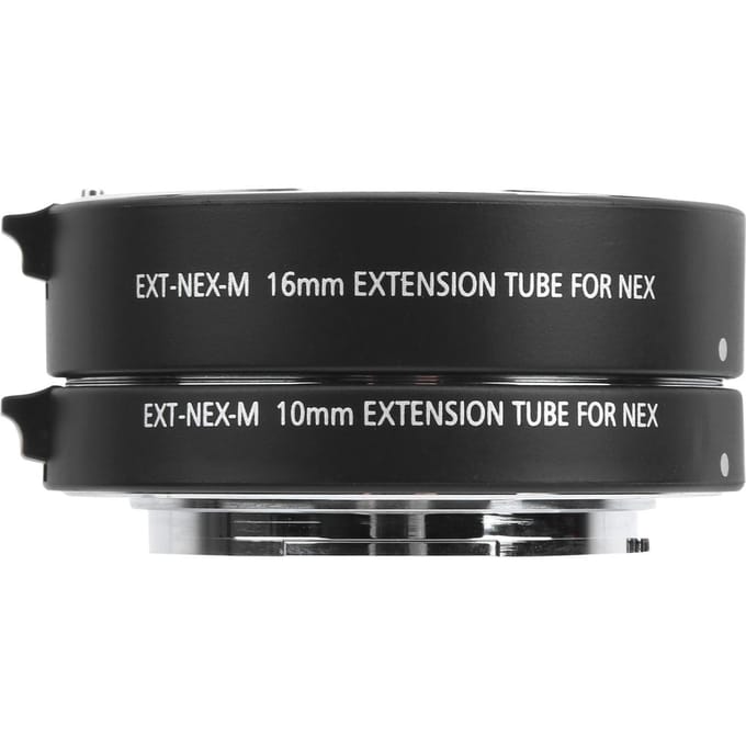 Mcoplus 10mm 16mm Macro Autofocus Close-up Adapterring voor Sony FEE Mount Camera Zwart black