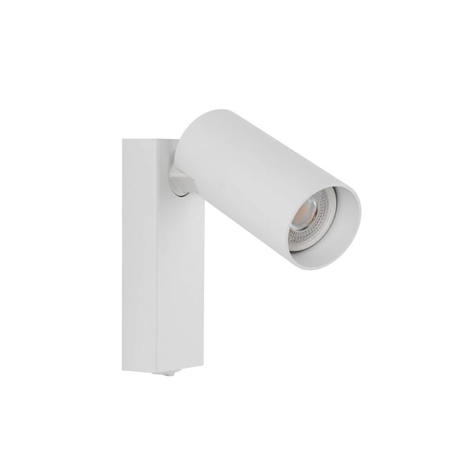 Nowodvorski Lighting Wandspot FOURTY, wit, hoogte 17 cm, metaal, GU10