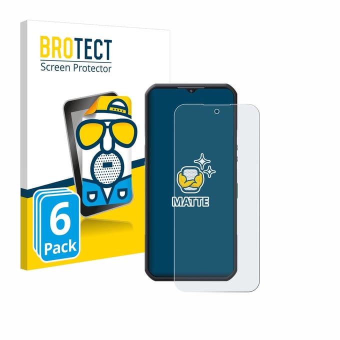 BROTECT - Screenprotector voor Oukitel WP55 Pro - Folie Beschermfolie matte 6 Stuks