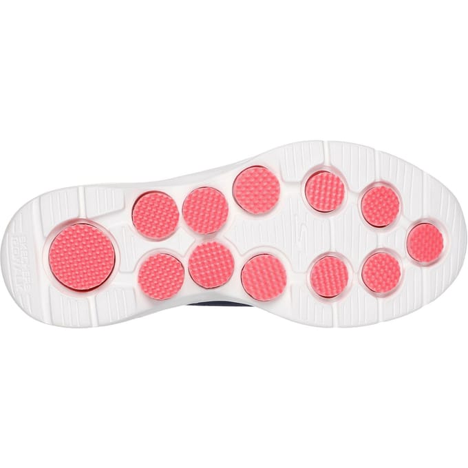 Skechers GO WALK 7 - Vina Textile Dames Navy/Coral Trainers