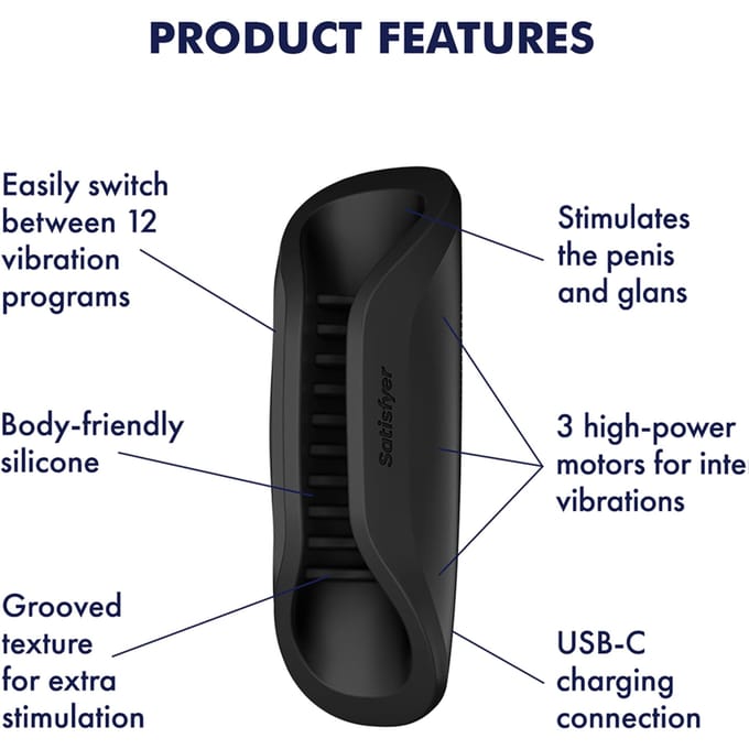 Satisfyer ‘Perfect Grip’, 16 cm