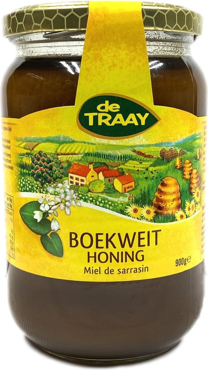 Traay Boekweit creme honing 900 Gram
