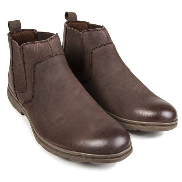 Hush Puppies Tyrone Leren MEMORY FOAM Heren