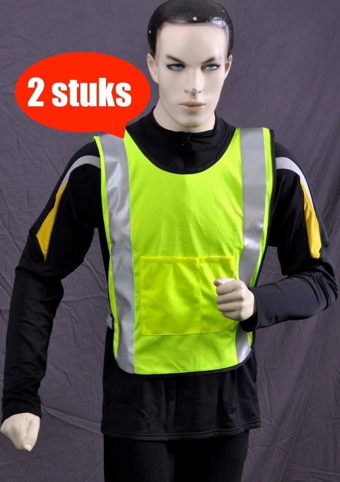 Safeways Veiligheidsvest - reflecterend hesje - 2stuks