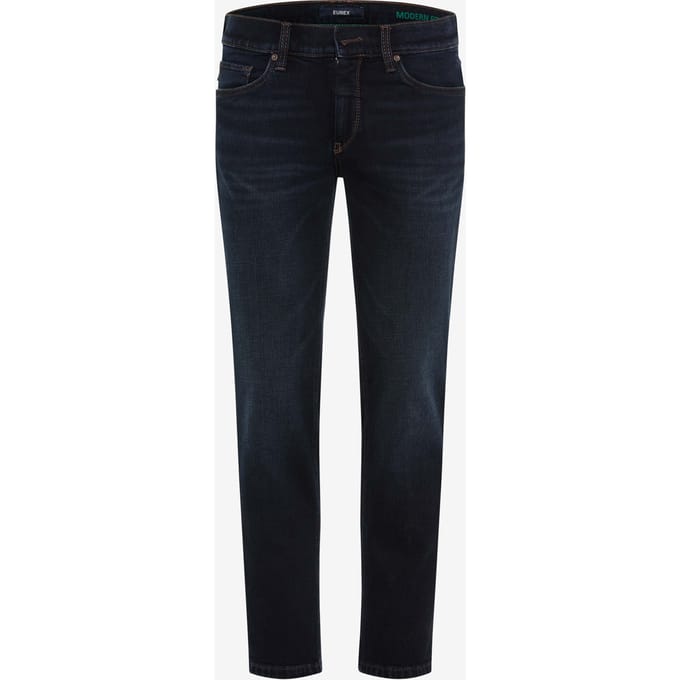 Eurex Heren Jeans  Style LENN DARK BLUE, denim donkerblauw, maat 35/36