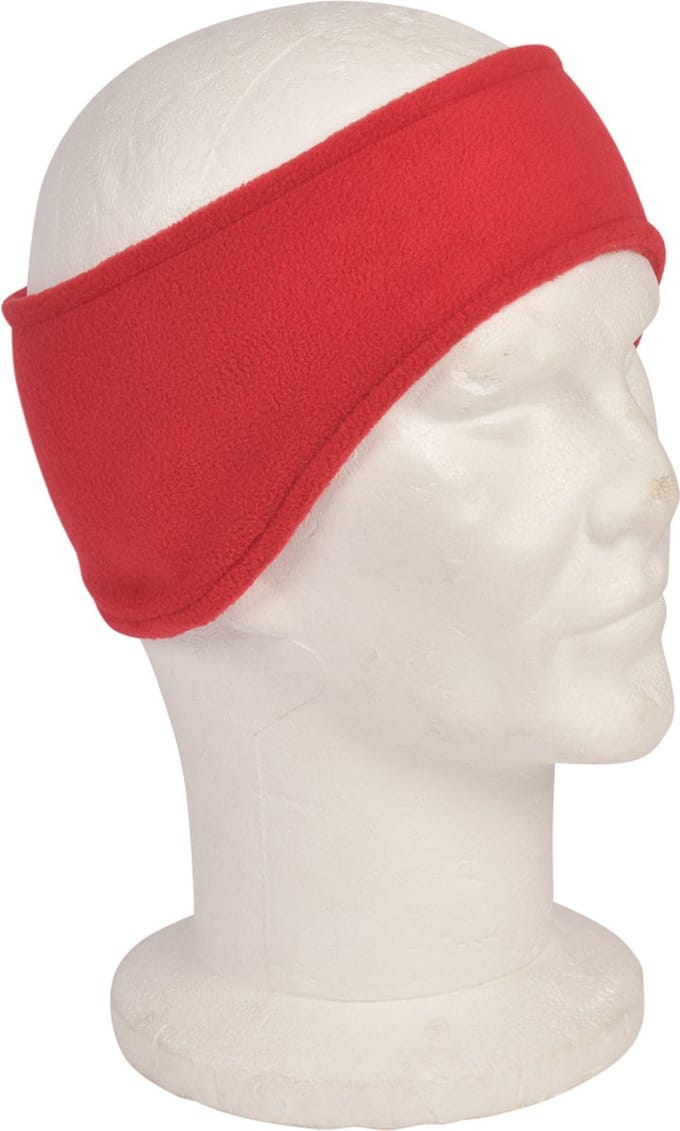 P&T Hoofdband - Micro Fleece - Rood - 57-59
