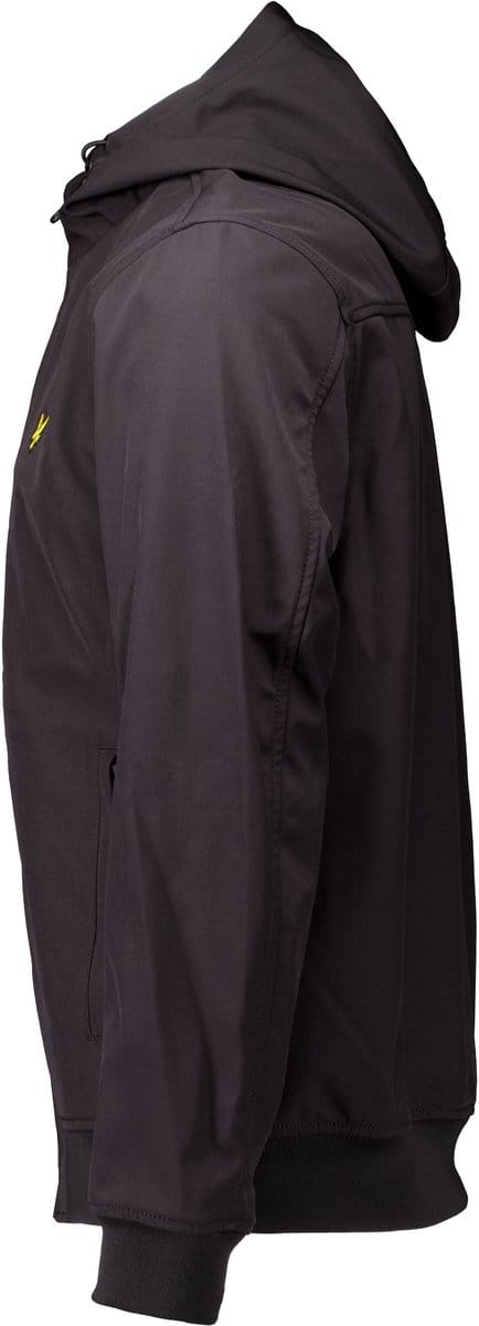 Lyle & Scott - Jas Zwart Lyle&scott Mesh Back Softshell Jacket Jackets Zwart Jk2200v
