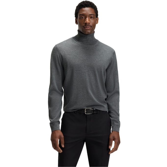 Boss Heren Musso-P Trui (Medium Grijs)