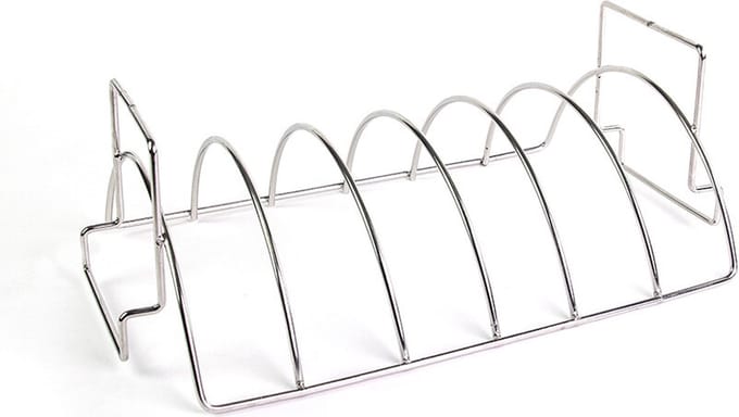 YAKINIKU Sparerib Rek - LARGE - 6 Stuks - RVS - Rib Rack Houder - Kamado Accessoire