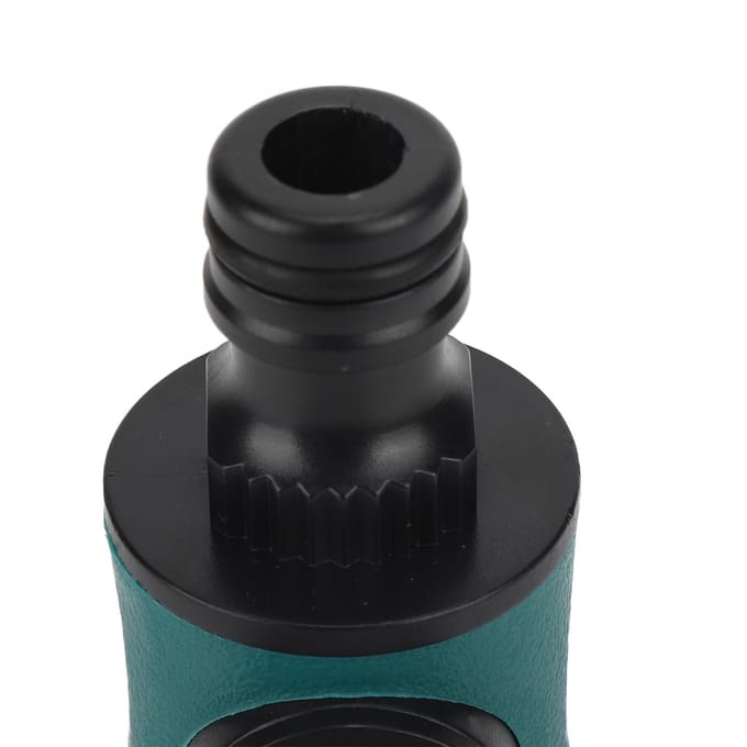 1 pièces en plastique étanche Double Joints interrupteur vanne mamelon tuyau d'eau Joint accessoires d'irrigation noir/vert