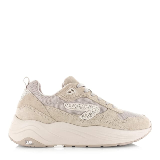 Hub  Glide bone vista lt bone-bone lage sneakers dames