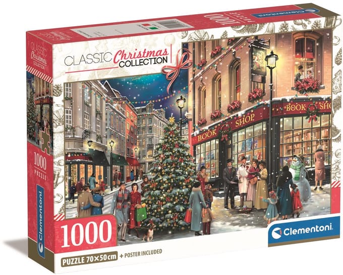 Clementoni Kerstpuzzel Classic Christmas Collection - 1000 stukjes