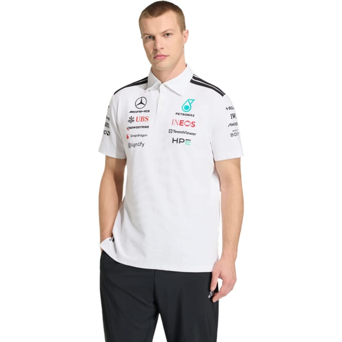Adidas Performance Mercedes - Amg Petronas Formula 1 Team Engineers Poloshirt - Heren - Wit