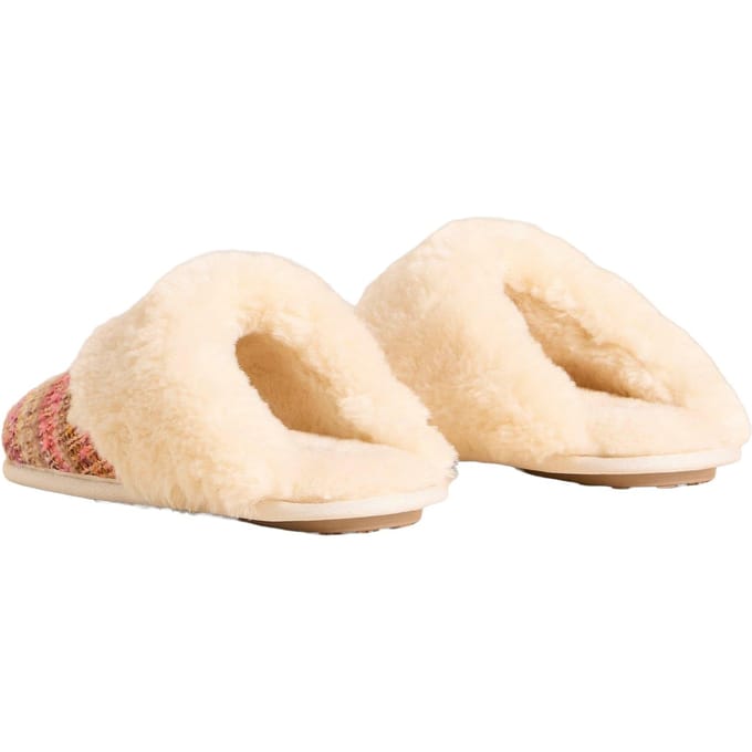 White Stuff Knitted Mule Slipper Natural Multi Größe: S | Outlet | Herren