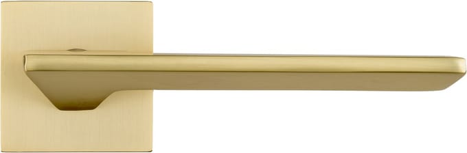 Ostiumhome® Nardo - Deurklink - Mat Goud - Luxe en massief - op Vierkant Rozet