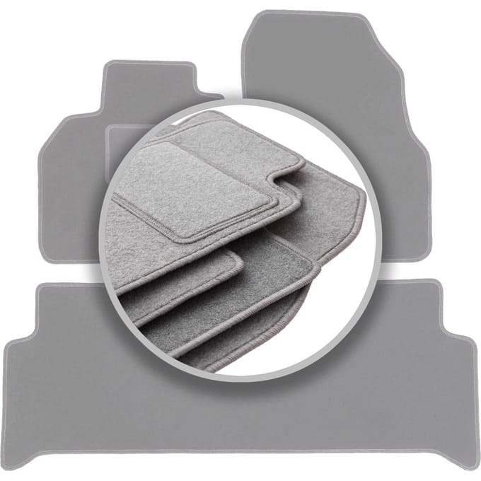 Automatten asgrijs voor: Renault Scenic II minivan (2003-2009)