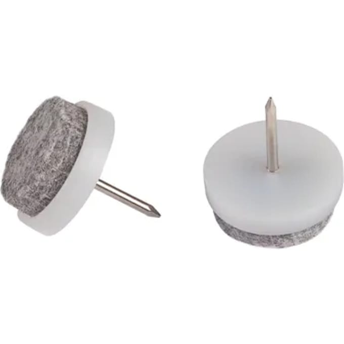 Fix-o-moll Meubelglijder - Nagelbaar - Vilt - Diam. 20mm - Rond - 16 Stuks