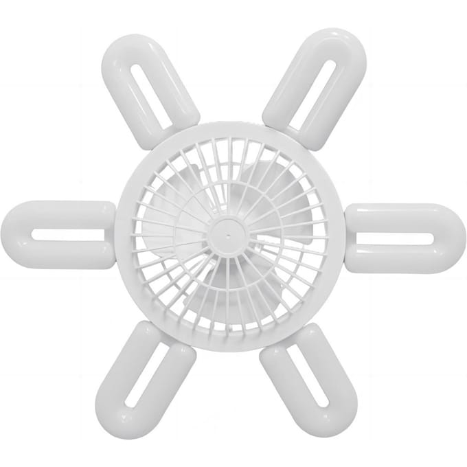 6 Blade LED Opvouwbare Bladlamp E27 Schroef Vliegende Schotellamp Brede Voltage Ventilatorlampen Remote Control