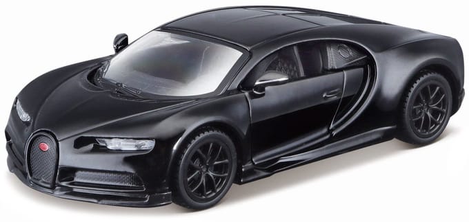 Maisto Bugatti Chiron - Modelauto - Schaal 4,5" - Zwart
