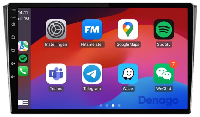 CarPlay autoradio geschikt voor Mazda CX-9 | 2007 t/m 2015 | Android 13 | Draadloos Apple CarPlay & Android Auto | 2GB + 32GB | QuadCore processor | Denago DNG-A201 | 2025 model | 2007 2008 2009 2010 2011 2012 2013 2014 2015 | Bluetooth & Wifi