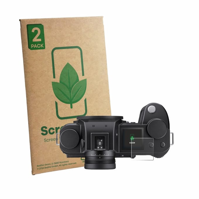 2 Stuks Screenprotector voor Leica SL3-P (Schouderdisplay) - Hoogwaardige Beschermfolie transparant