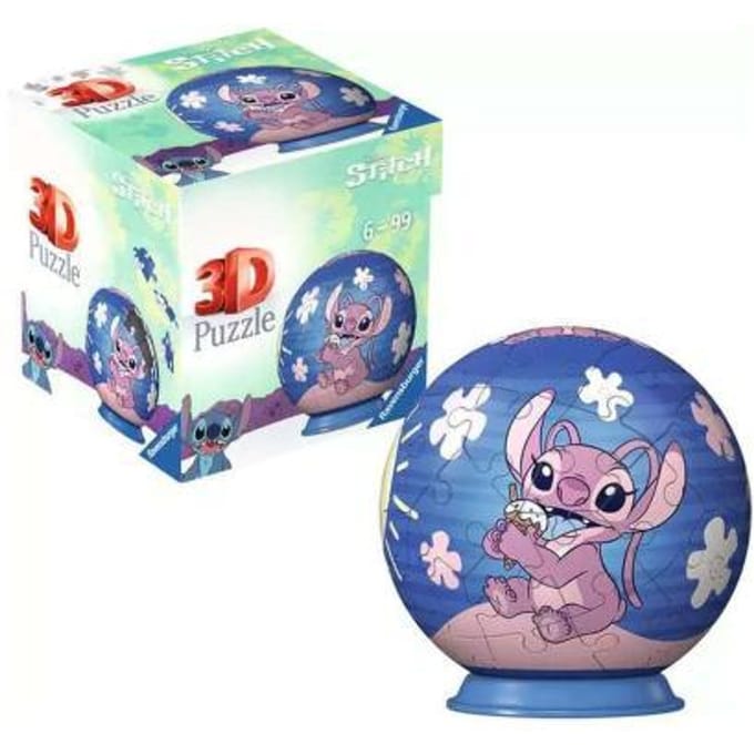 Ravensburger Disney Stitch Design Ball 2 54 stukjes 3D Puzzels